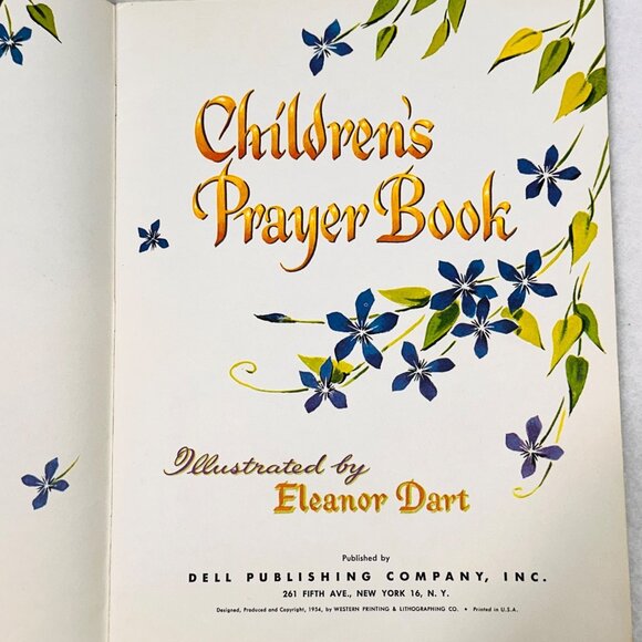 Vintage 1954 Children's Prayer Book - Dell Publishing - Picture 6 of 9